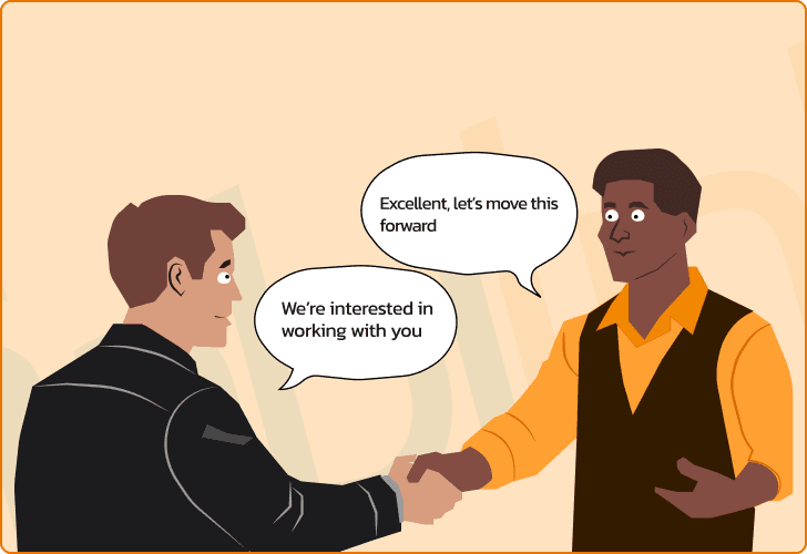 Targeted campaigns billboard illustration