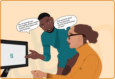 Marketing paid ads performance illustration
