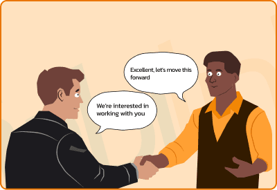 Targeted campaigns billboard illustration