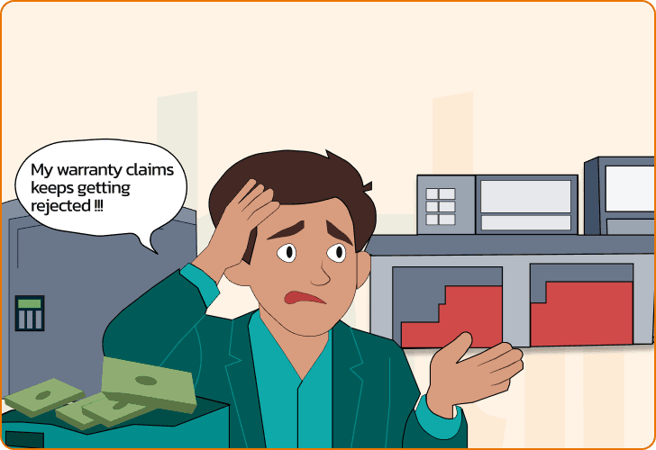 Frustrated customer with repeatedly rejected warranty claims