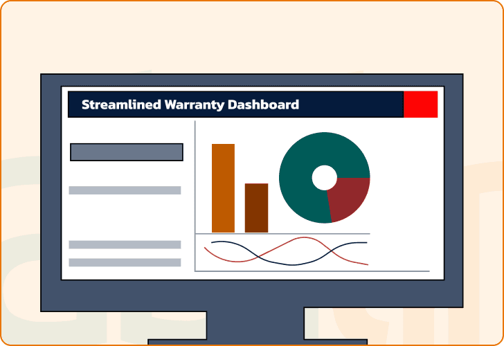 Warranty management dashboard