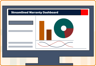 Warranty management dashboard