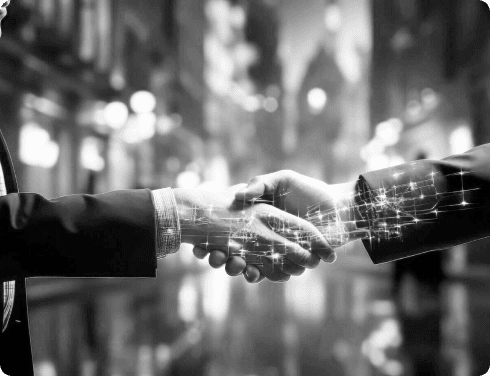 Tech companies agreeing to a partnership