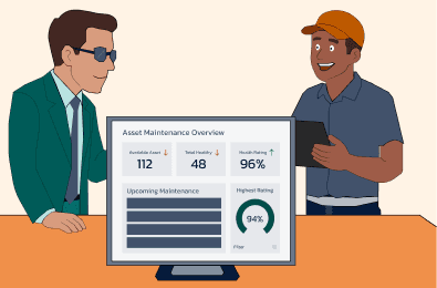 Asset management analytics dashboard