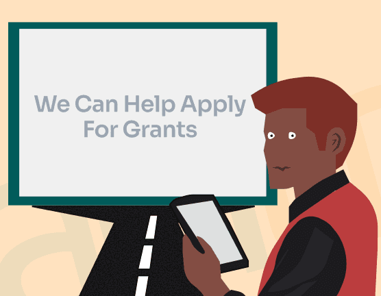 Business development manager support illustration