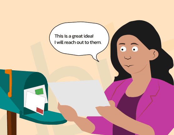 Personalized direct mail campaigns illustration
