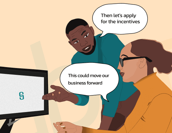 Innovation and tax incentive guidance illustration