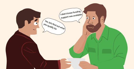 Lack of awareness and expertise illustration