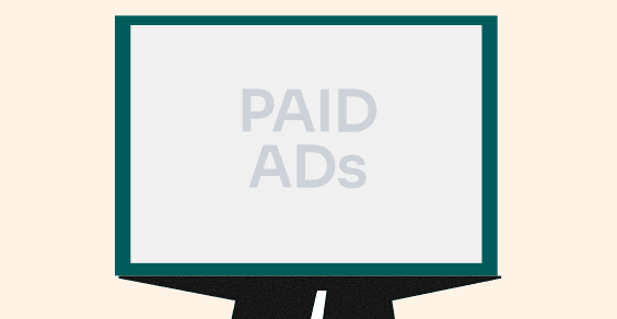 Low ROI from paid ads illustration